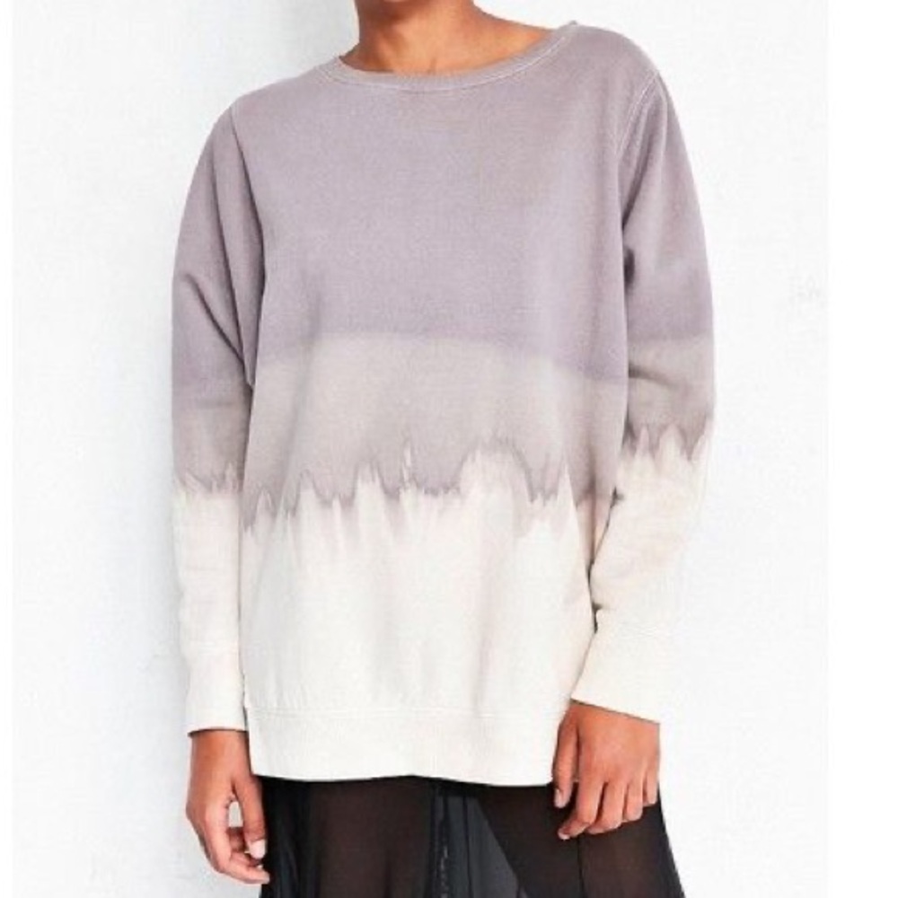 🆕 silence + noise Alexander Pullover Sweater - Tan, Light Brown Ombré Wash